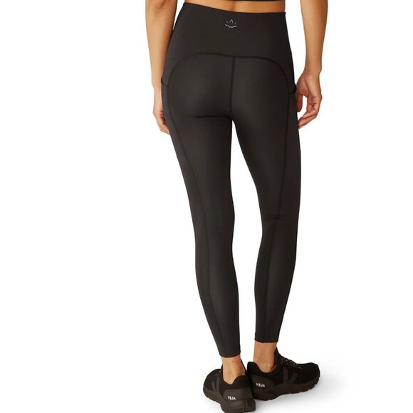 NWT Beyond Yoga Powerbeyond Strive High Waist Pocket Midi Legging Purple Size XS - Picture 7 of 11